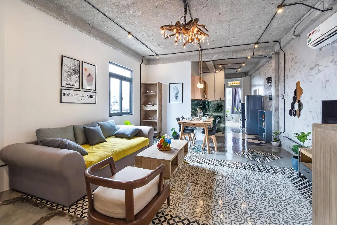 Lägenhetshotell Pis Apartment In District 1 Ho Chi Minh-staden