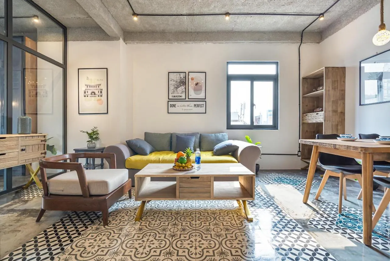 Lägenhetshotell Pis Apartment In District 1 Ho Chi Minh-staden Vietnam
